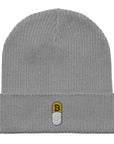 Bitcoin Beanie Hat Light Grey