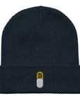 Bitcoin Beanie Hat Oxford Navy