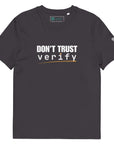 "Don't Trust, Verify" T-Shirt Anthracite