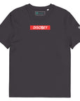 "DISOBEY" Bitcoin T-Shirt Anthracite