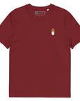 Orange Pilled Bitcoin T-Shirt Burgundy