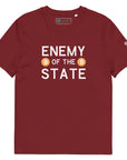 "Enemy of the State" T-Shirt Burgundy