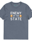 "Enemy of the State" T-Shirt Dark Heather Blue