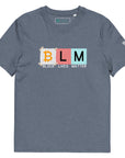 Block Lives Matter T-Shirt Dark Heather Blue