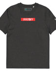 "DISOBEY" Bitcoin T-Shirt Grey