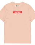 "DISOBEY" Bitcoin T-Shirt Fraiche Peche