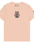 "If USA Fails, There's Always USB" T-Shirt Fraiche Peche