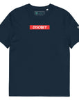 "DISOBEY" Bitcoin T-Shirt French Navy