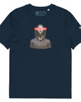 "DISOBEY" Satoshi T-Shirt french navy