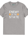 "Enemy of the State" T-Shirt Heather Grey