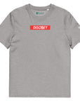 "DISOBEY" Bitcoin T-Shirt Grey
