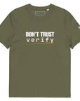 "Don't Trust, Verify" T-Shirt Khaki