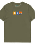 BLM Crypto T-Shirt Featuring Bitcoin, Litecoin & Monero Khaki