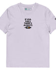 "If USA Fails, There's Always USB" T-Shirt Lavender