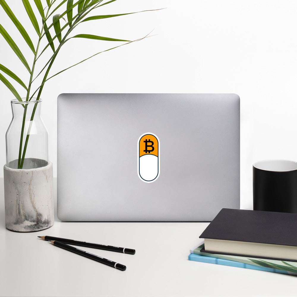 BTC Pill Sticker