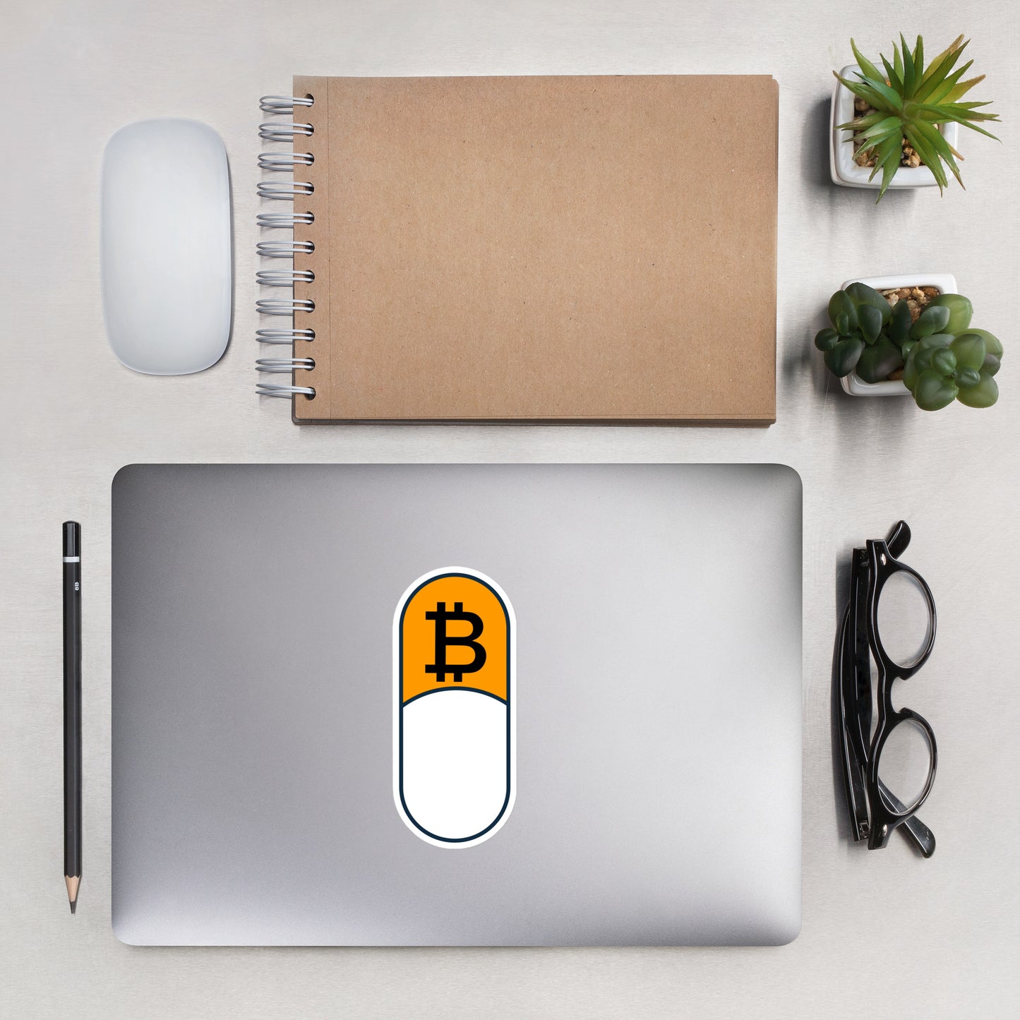 BTC Pill Sticker