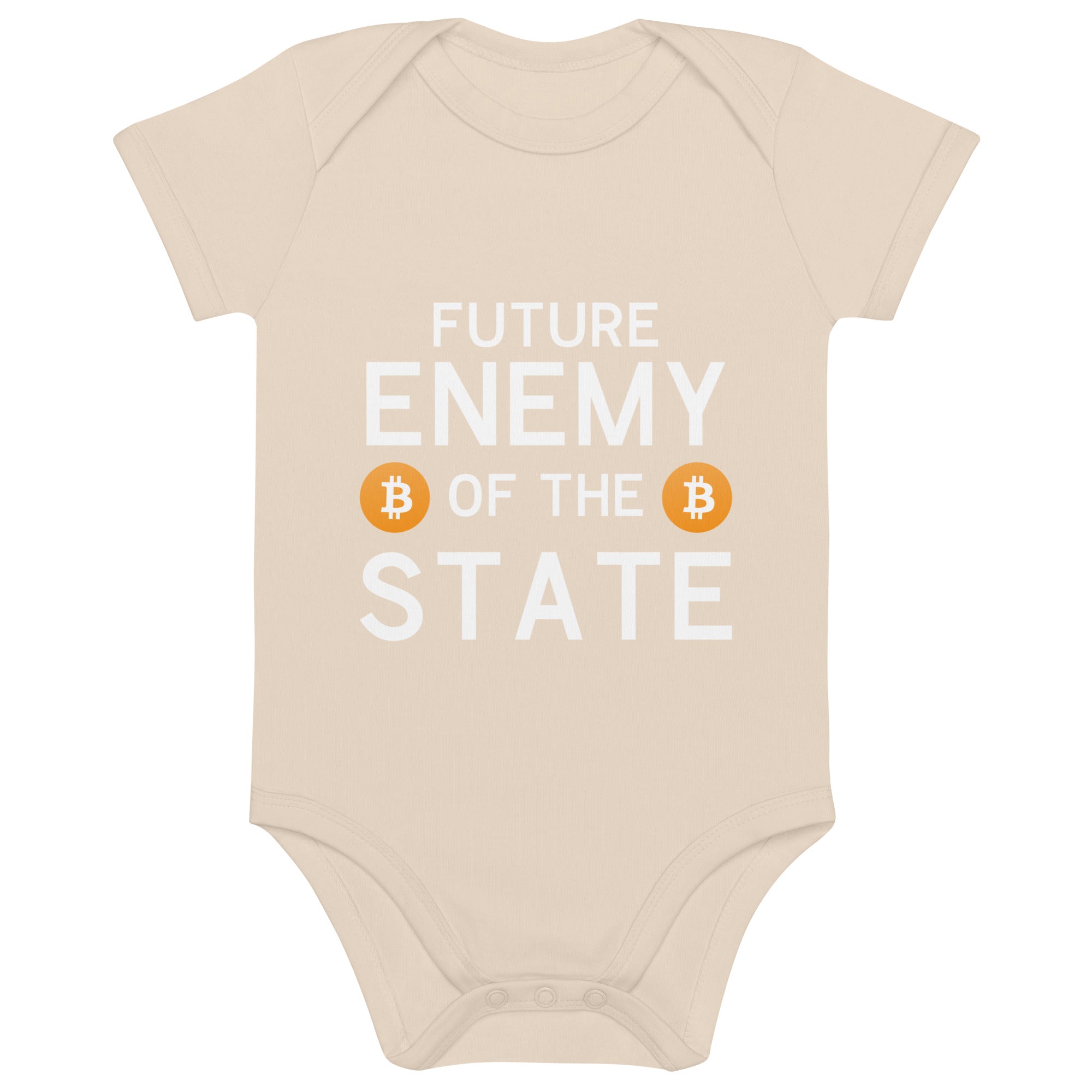 Future Enemy of the State Baby Bodysuit Organic Natural