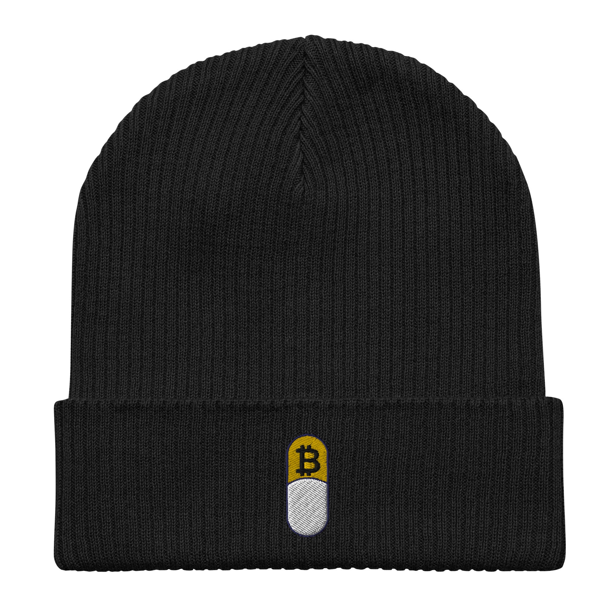 Bitcoin Beanie Hat - Black