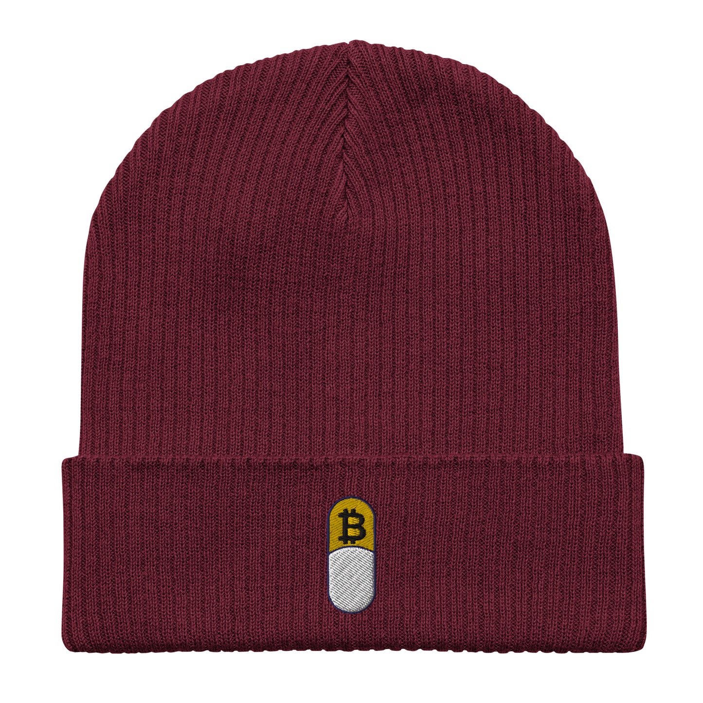 BTC Pill Beanie - 100% Organic Cotton