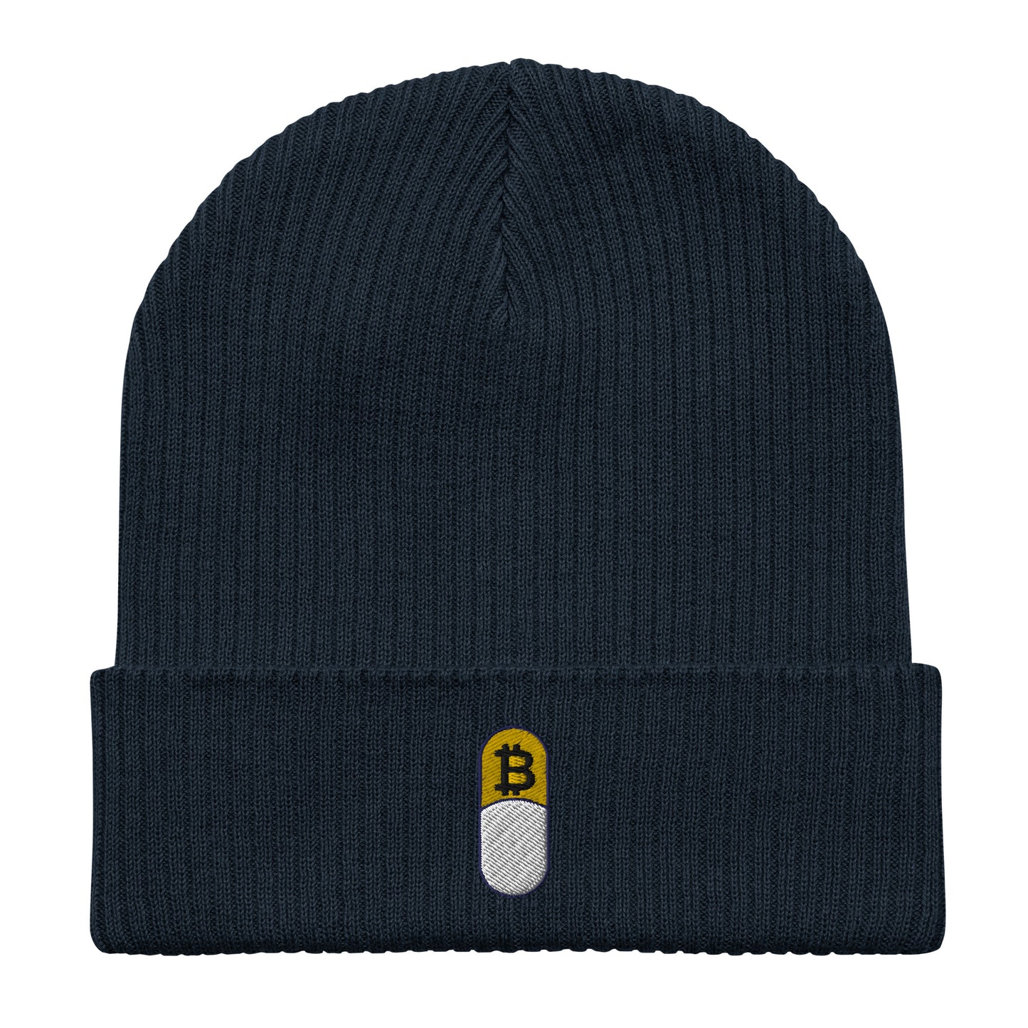 BTC Pill Beanie - 100% Organic Cotton