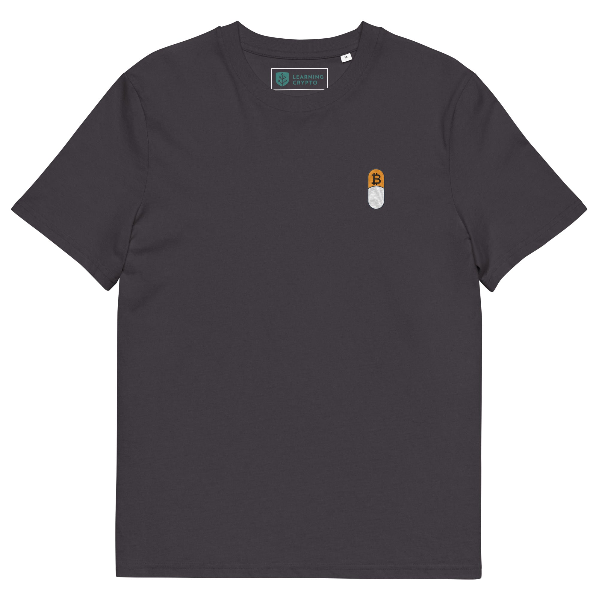 Orange Pilled Bitcoin T-Shirt Anthracite