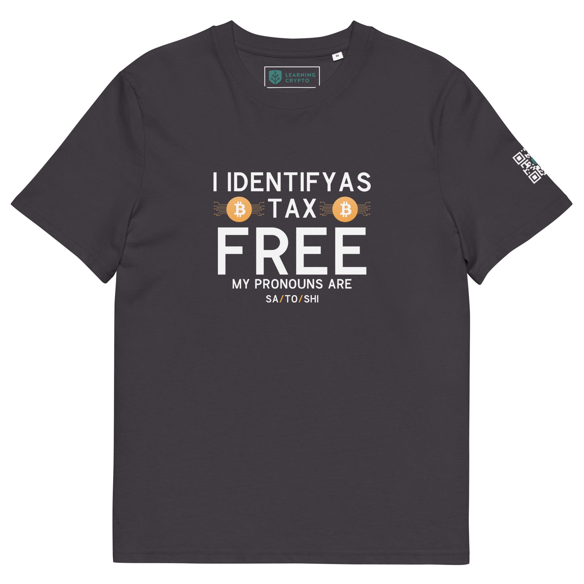 Tax Free Pronouns T-Shirt Anthracite