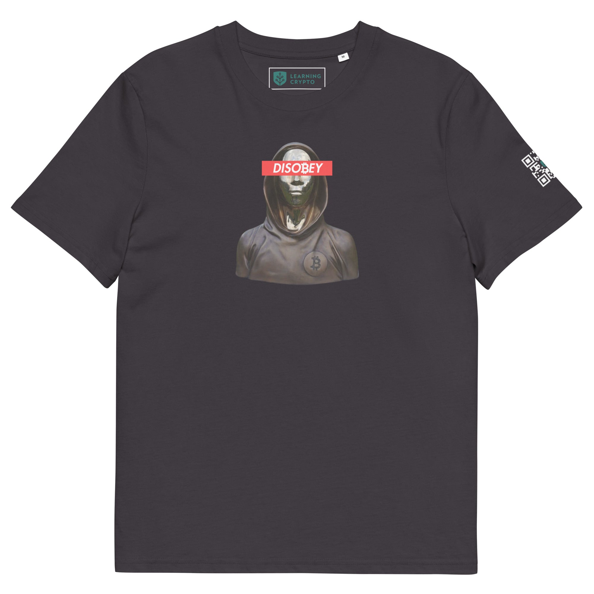 "DISOBEY" Satoshi T-Shirt anthracite