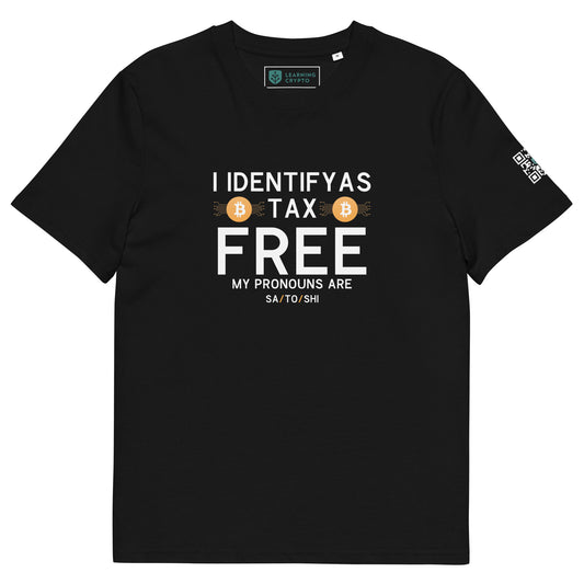 Tax Free Pronouns T-Shirt - 100% Organic Cotton