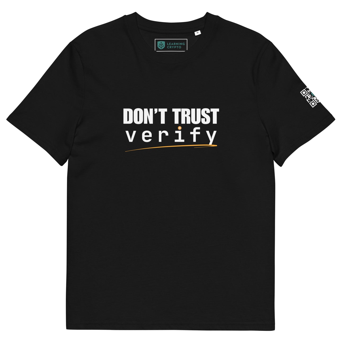 Don't Trust Verify Bitcoin T-Shirt - 100% Organic Cotton