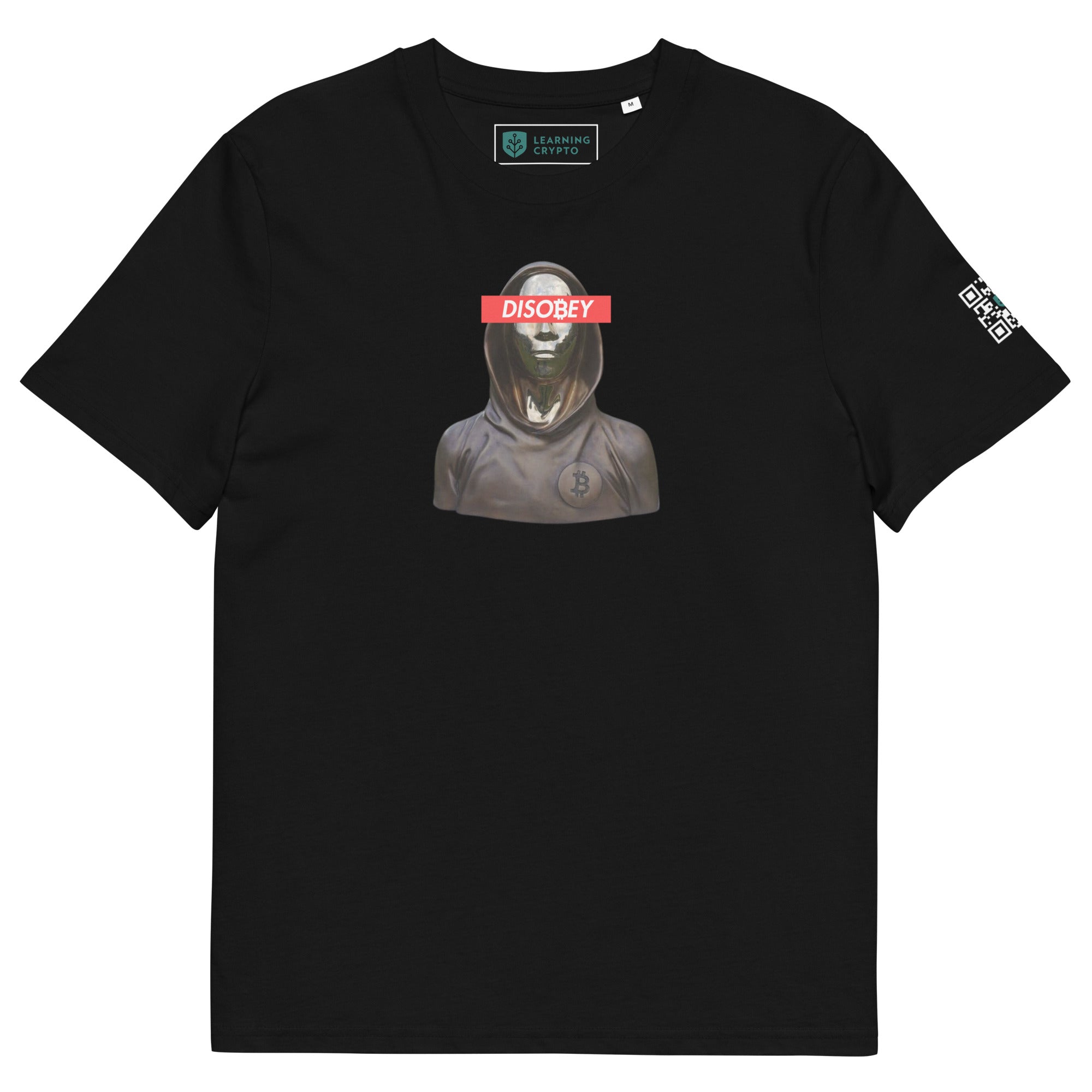 "DISOBEY" Satoshi T-Shirt black