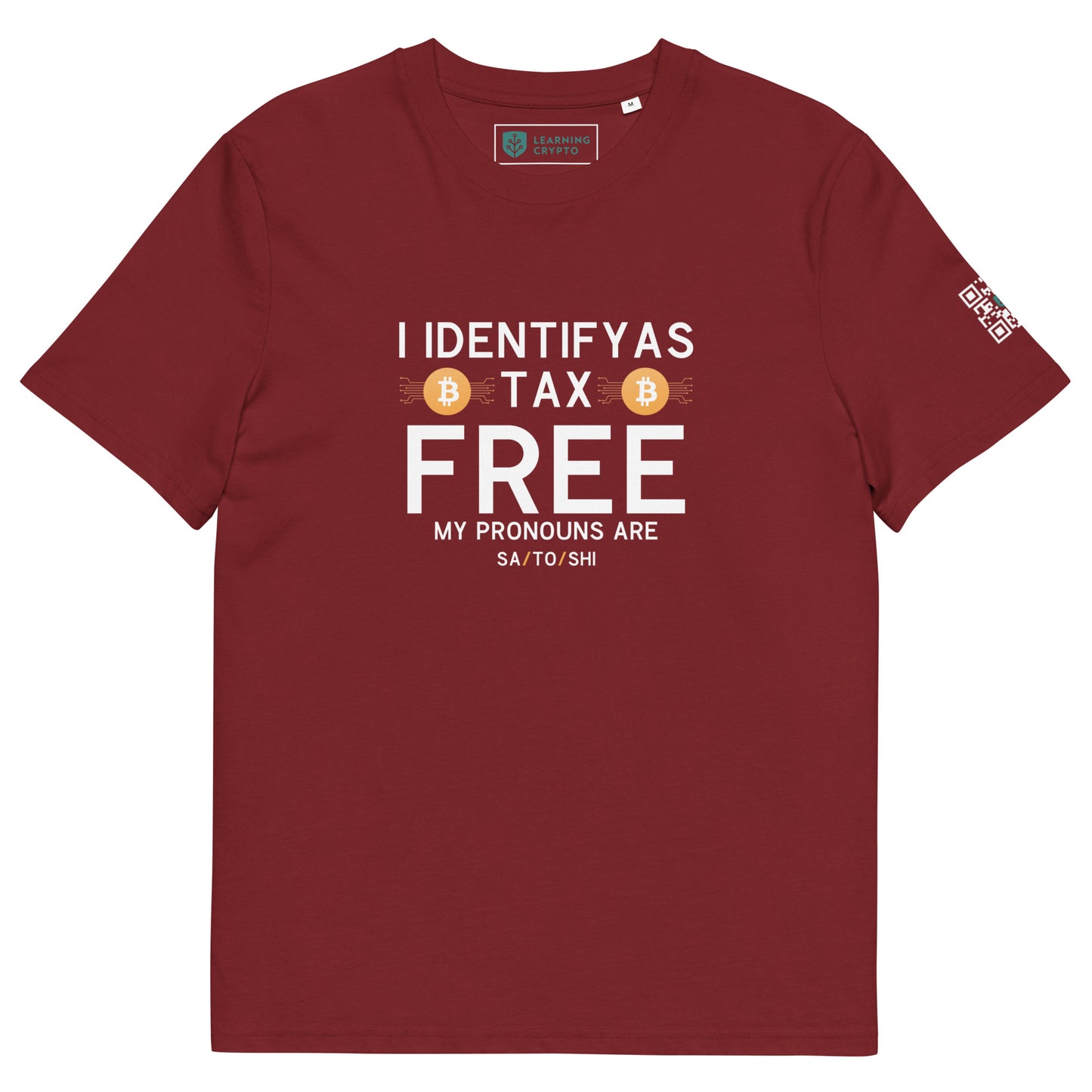 Tax Free Pronouns T-Shirt - 100% Organic Cotton