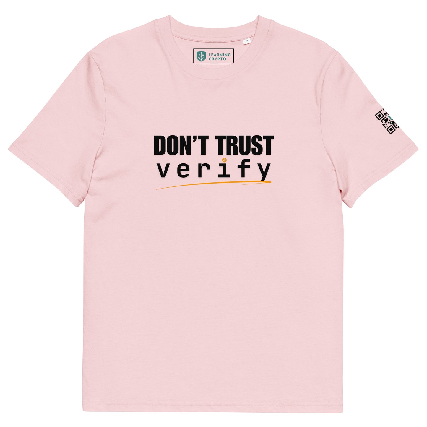 Don't Trust Verify Bitcoin T-Shirt - 100% Organic Cotton