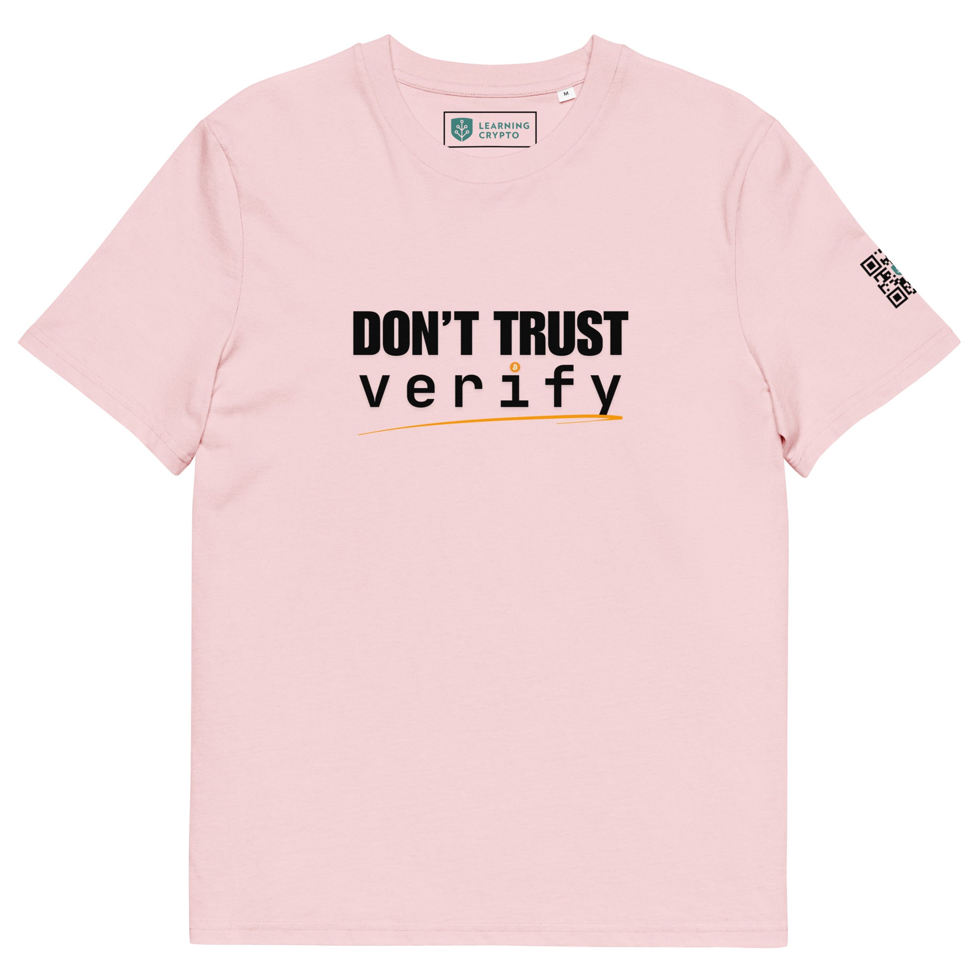 "Don't Trust, Verify" T-Shirt Pink