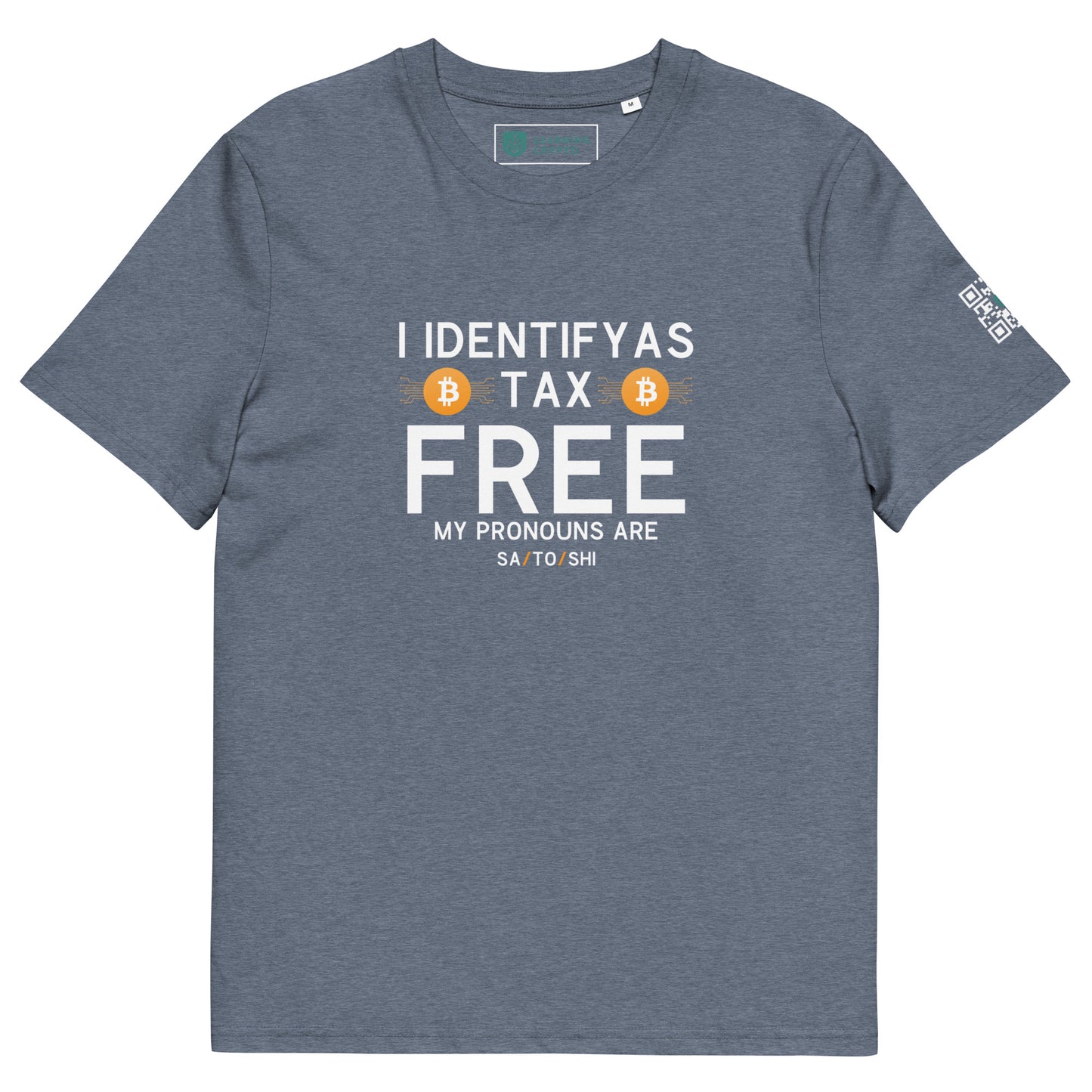 Tax Free Pronouns T-Shirt - 100% Organic Cotton