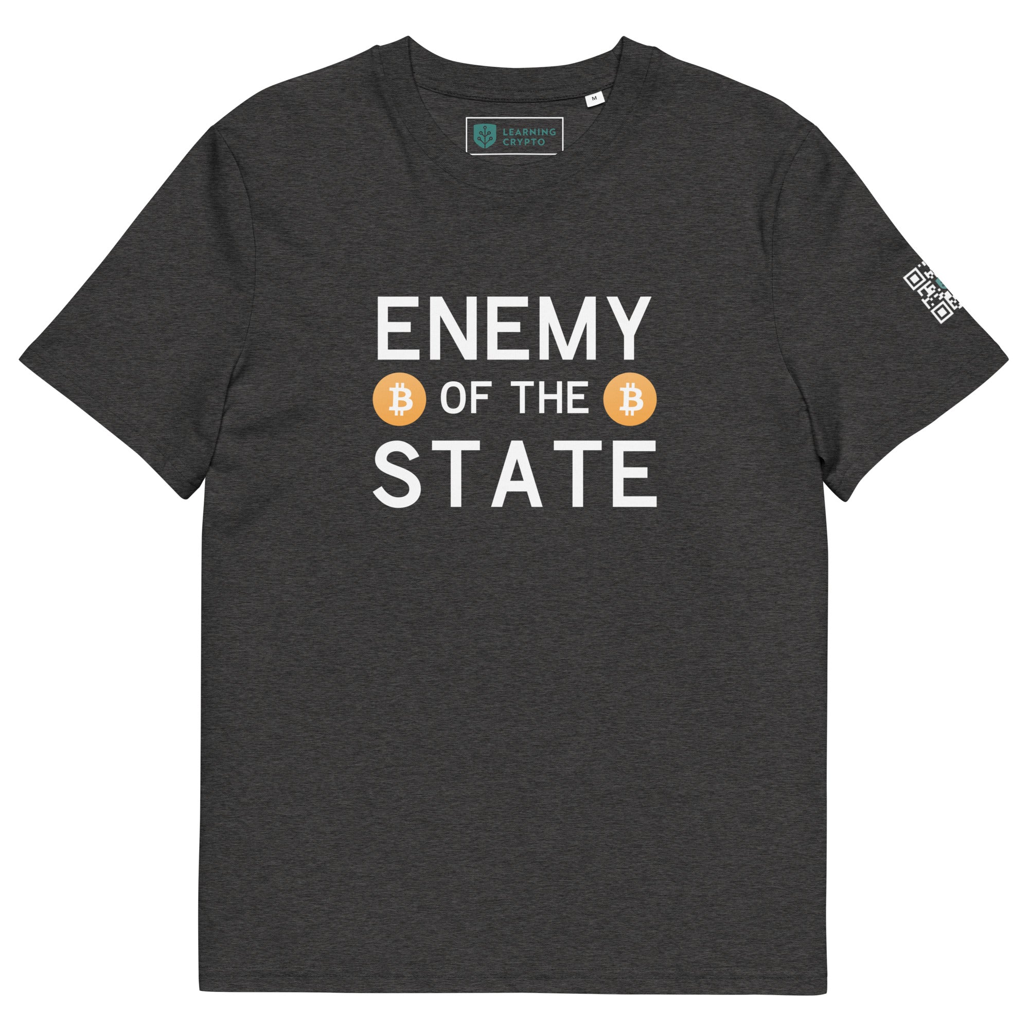 "Enemy of the State" T-Shirt Dark Heather Grey