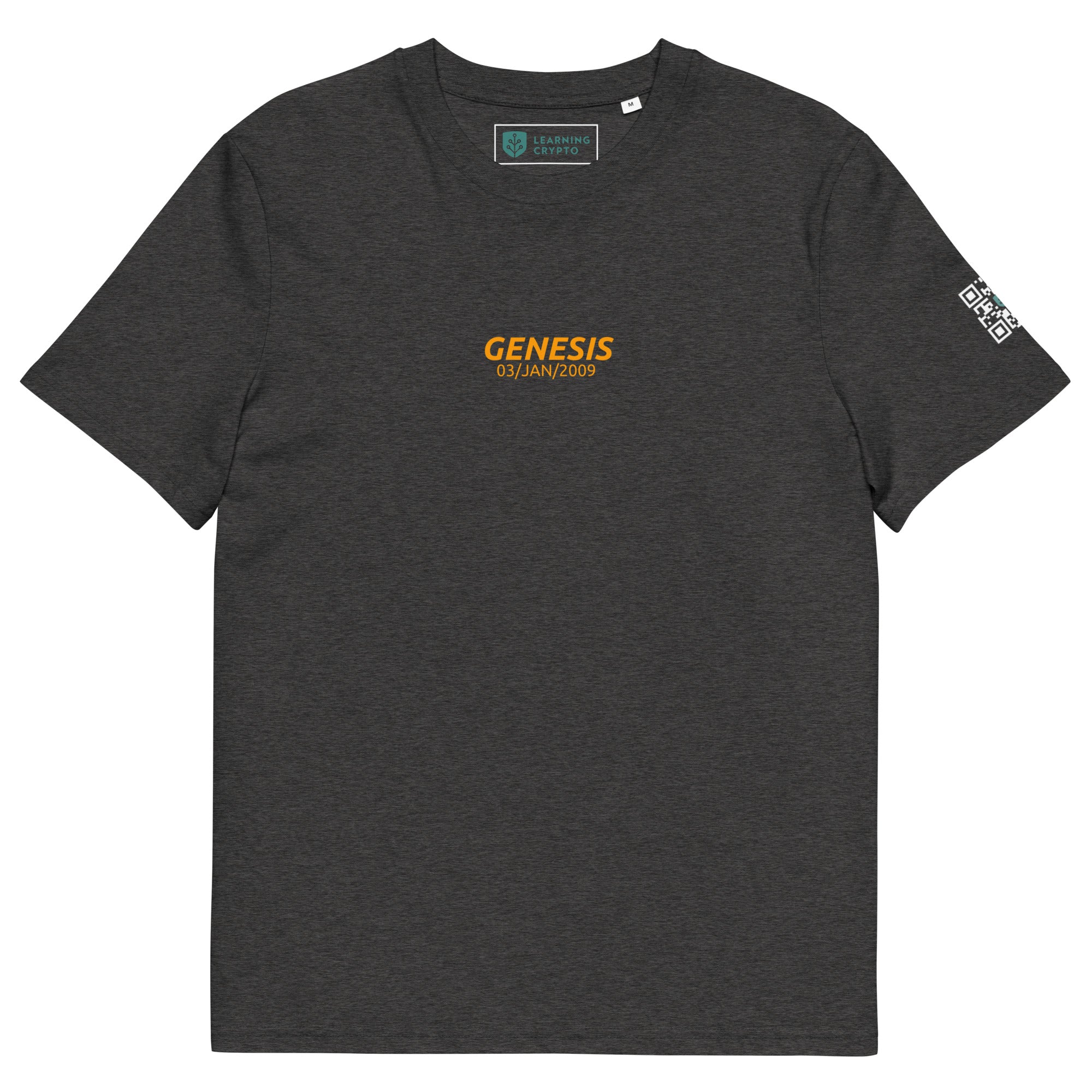 Genesis Block T-shirt Dark Heather Grey