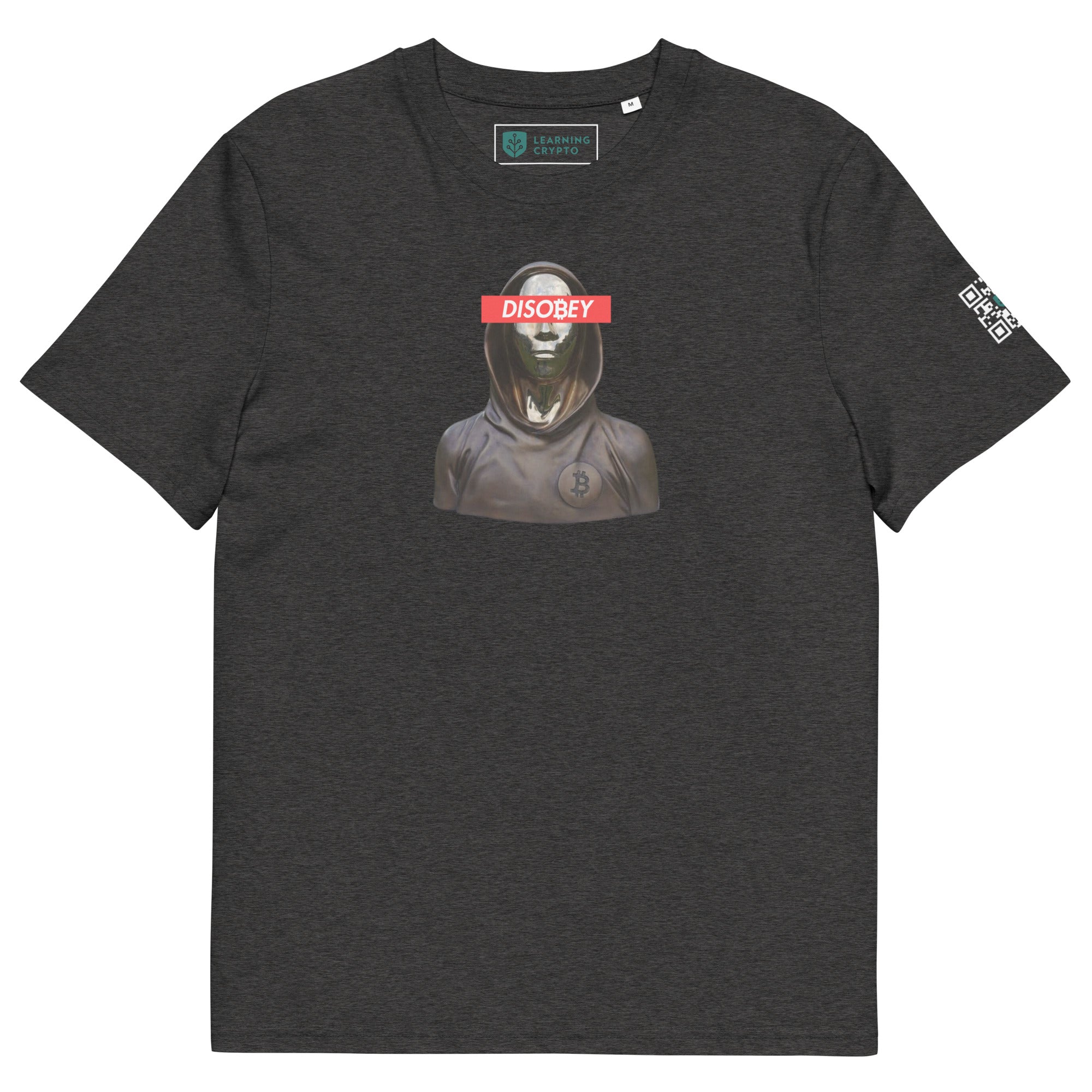 "DISOBEY" Satoshi T-Shirt dark grey