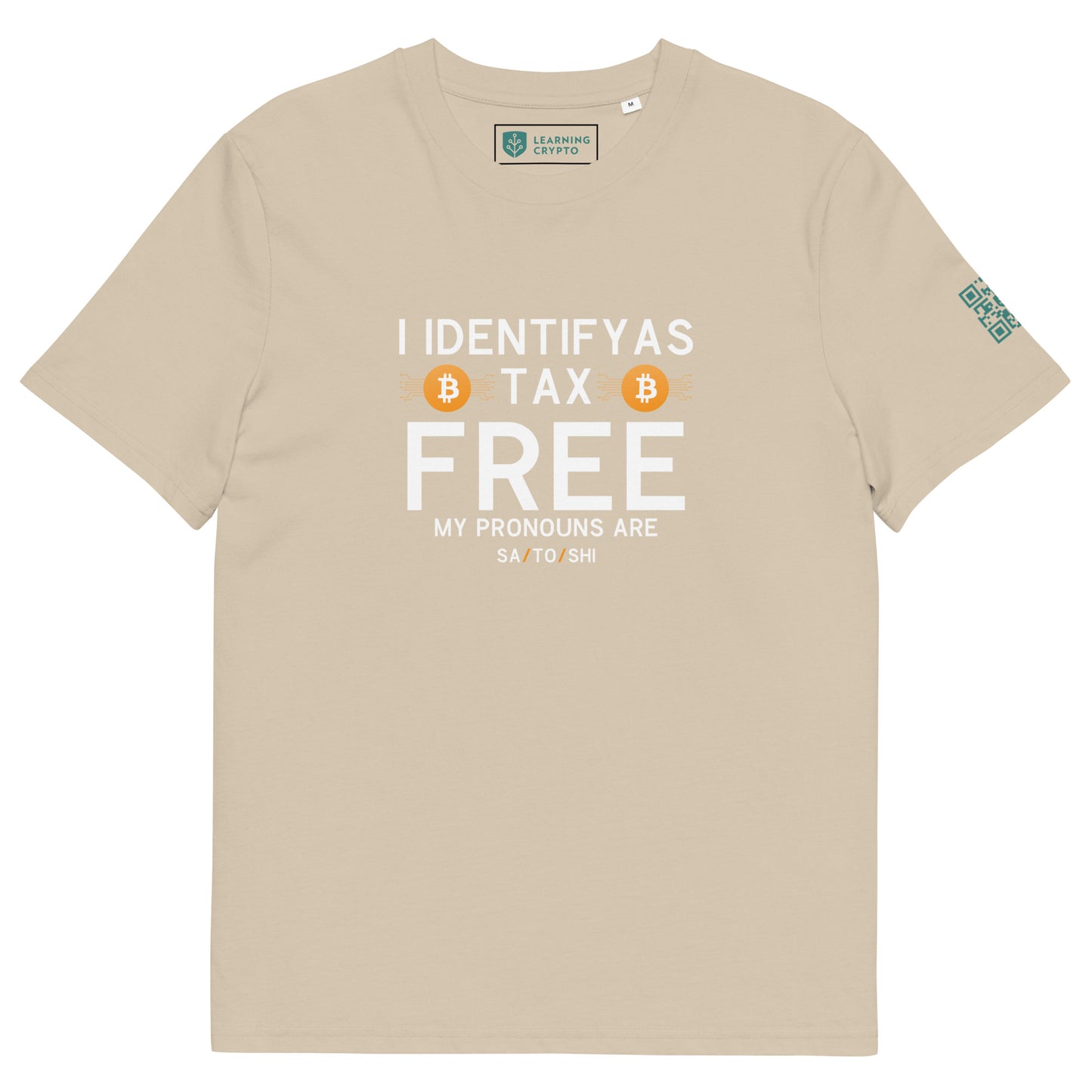 Tax Free Pronouns T-Shirt - 100% Organic Cotton