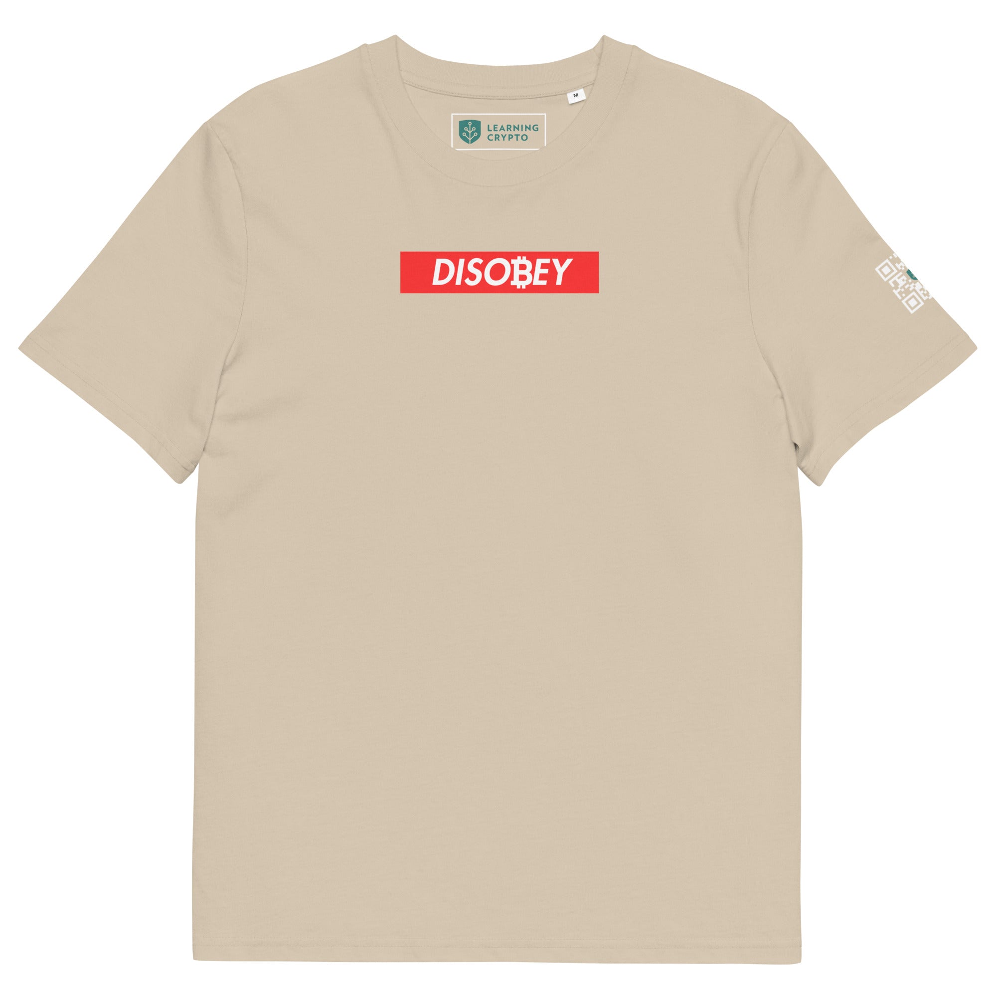 &quot;DISOBEY&quot; Bitcoin T-Shirt DesertDust