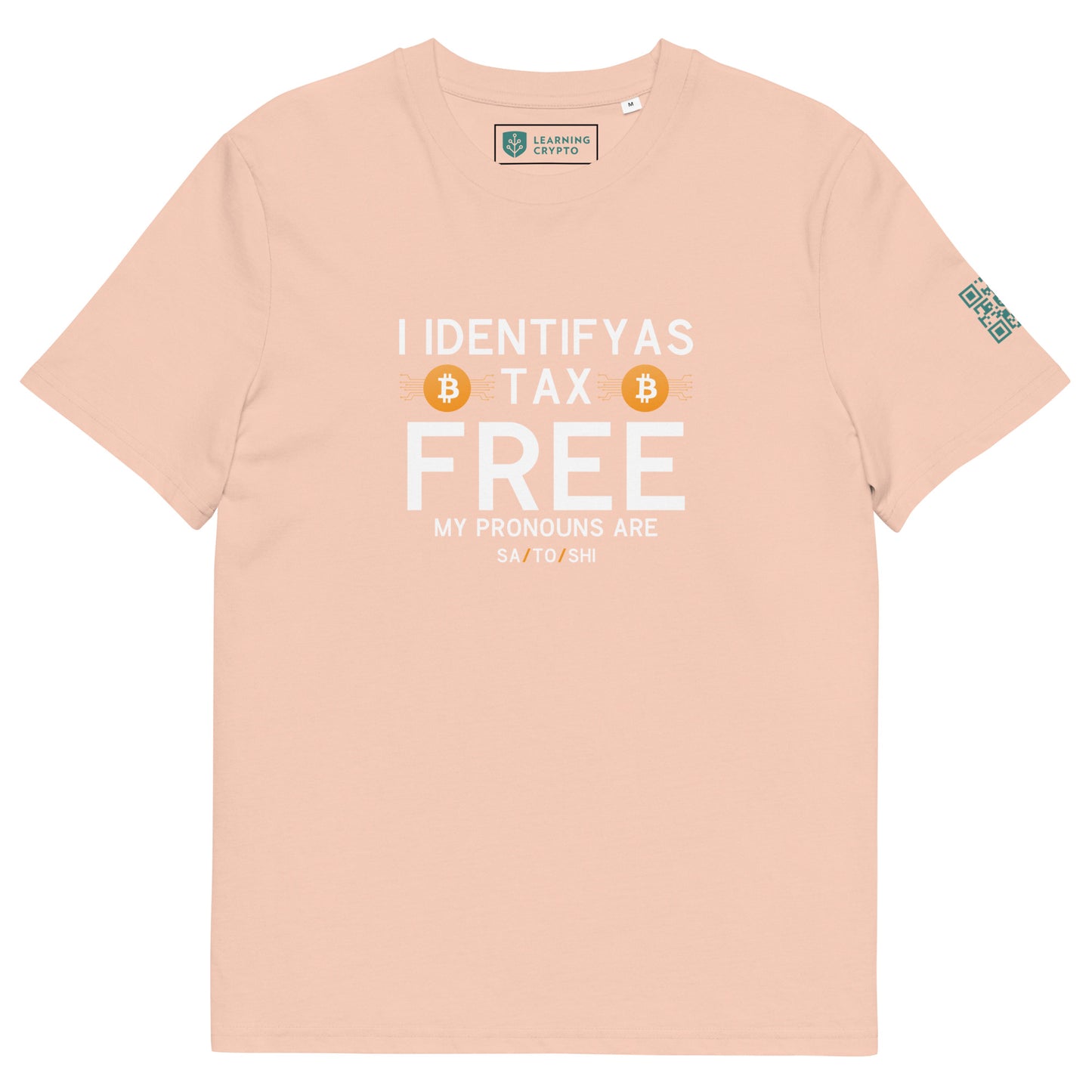 Tax Free Pronouns T-Shirt - 100% Organic Cotton