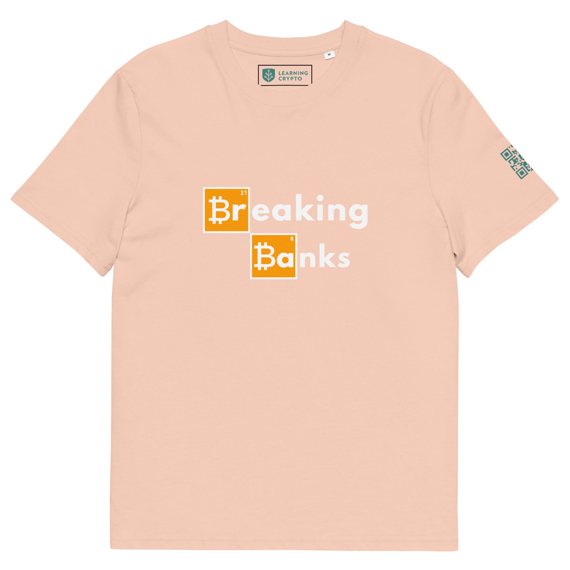 Breaking Banks Bitcoin T-Shirt Fraiche Peche