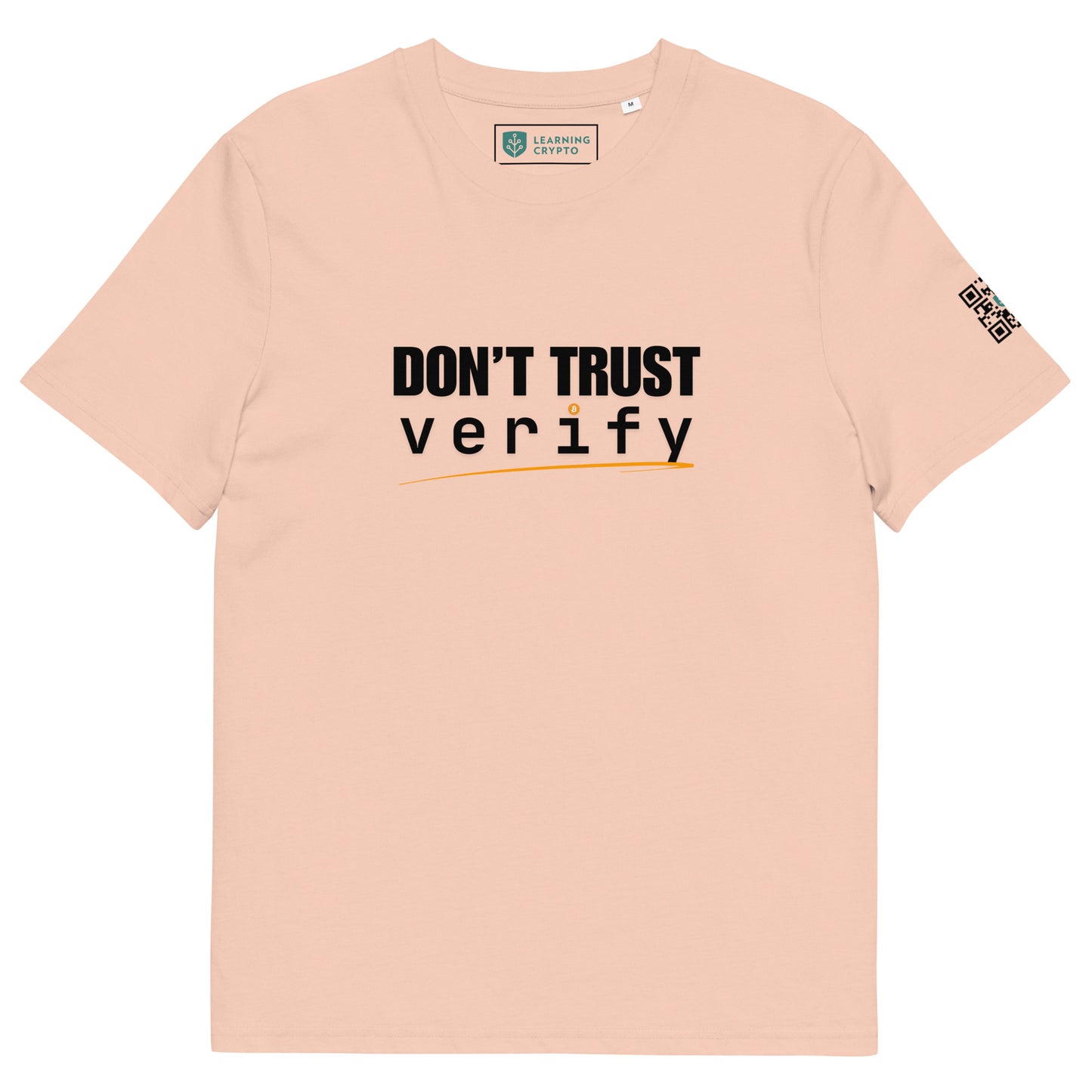 Don't Trust Verify Bitcoin T-Shirt - 100% Organic Cotton