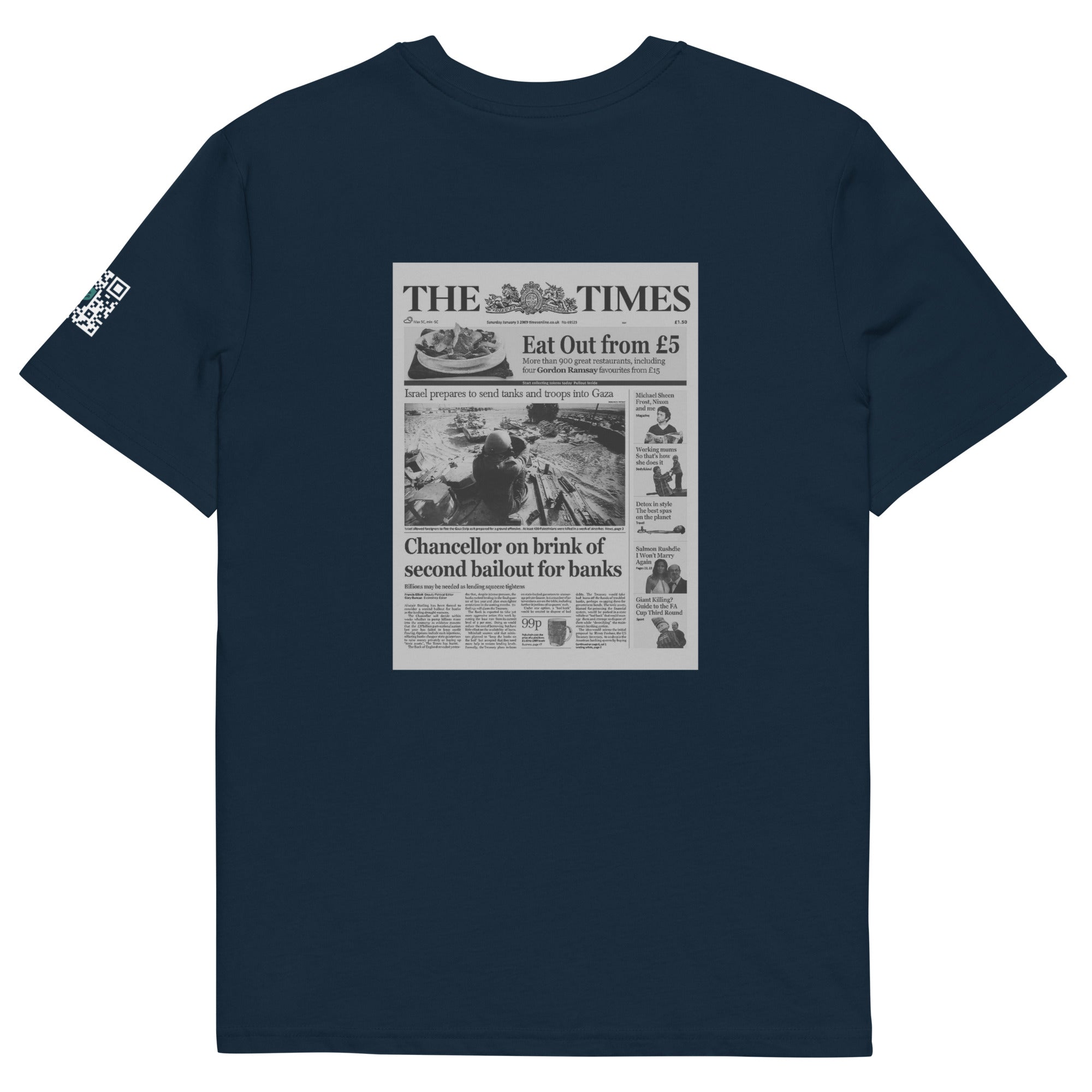 Genesis Block T-shirt French Navy