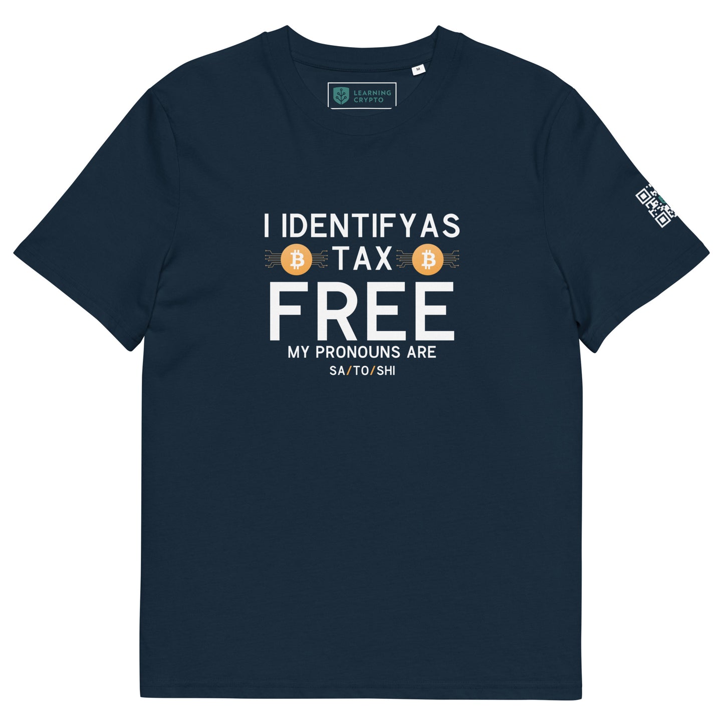 Tax Free Pronouns T-Shirt - 100% Organic Cotton