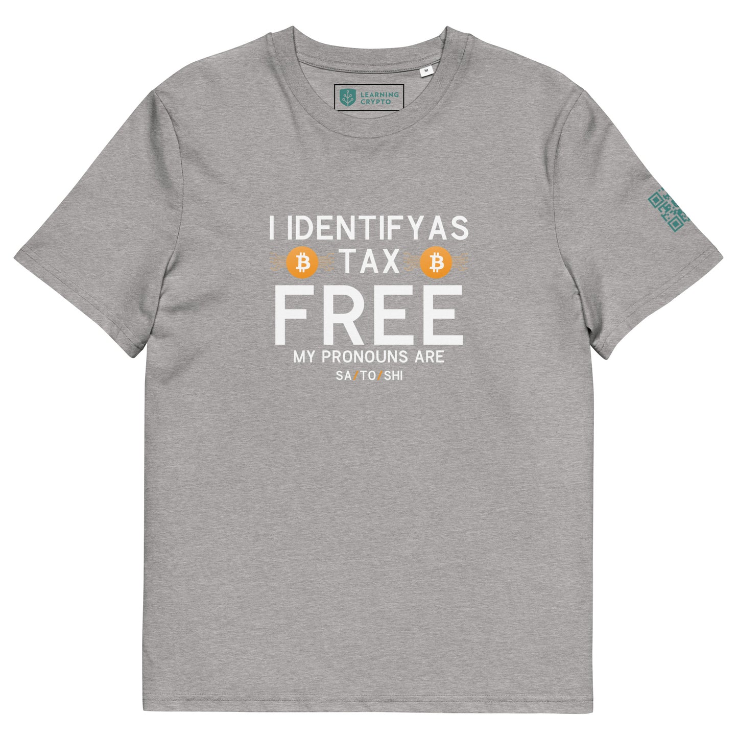 Tax Free Pronouns T-Shirt - 100% Organic Cotton