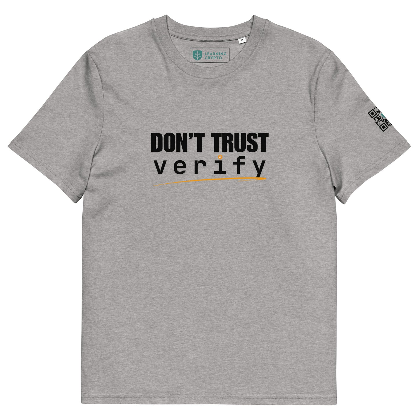 Don't Trust Verify Bitcoin T-Shirt - 100% Organic Cotton