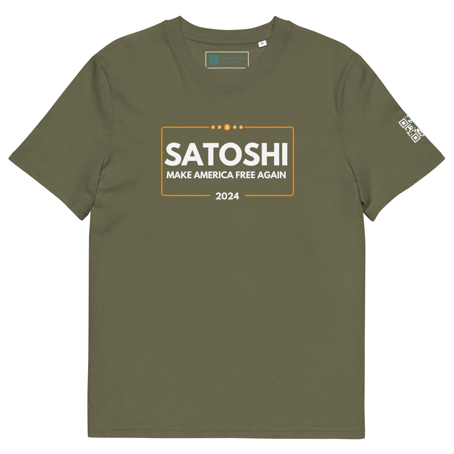 Satoshi 2024 - 100% Organic Bitcoin T-Shirt