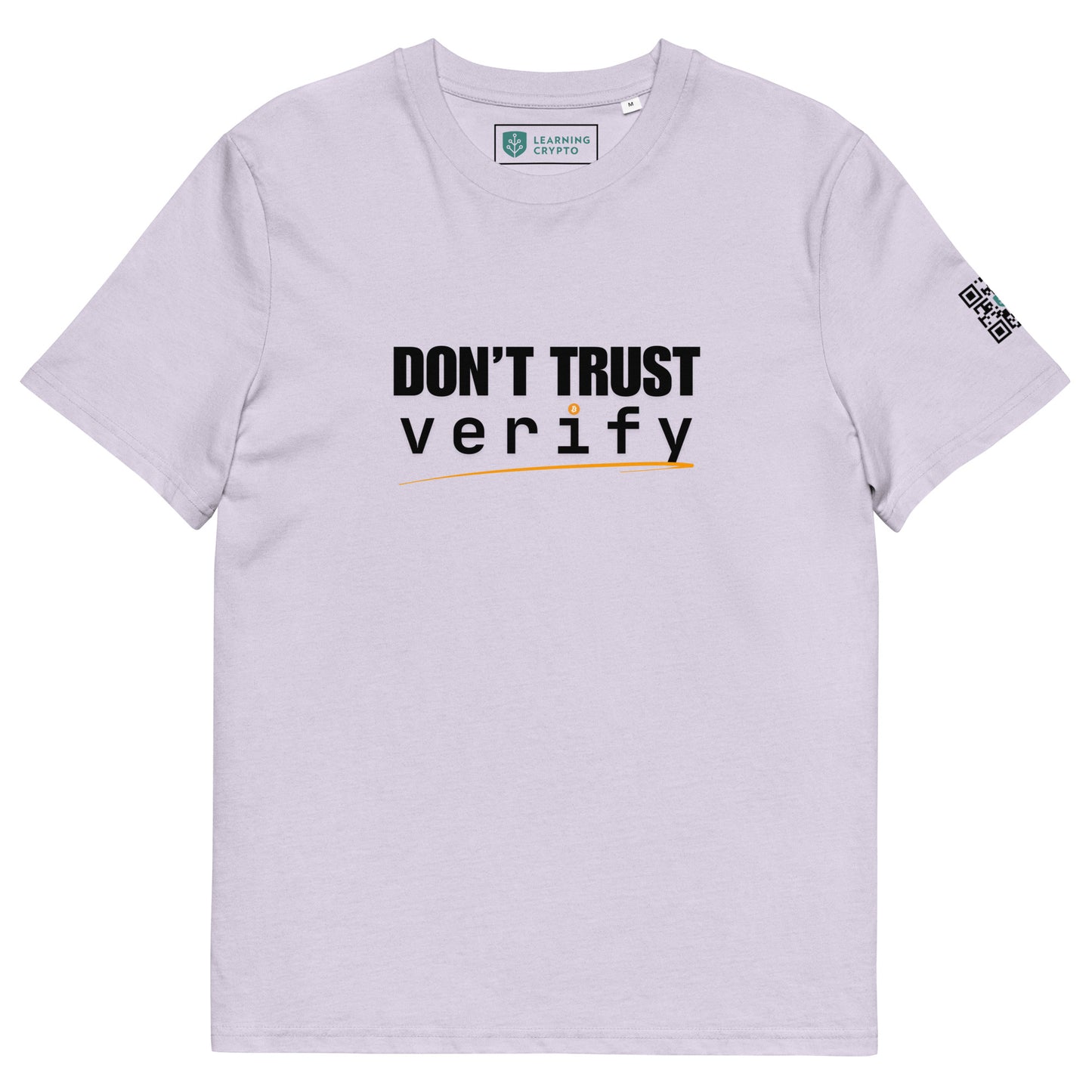 Don't Trust Verify Bitcoin T-Shirt - 100% Organic Cotton