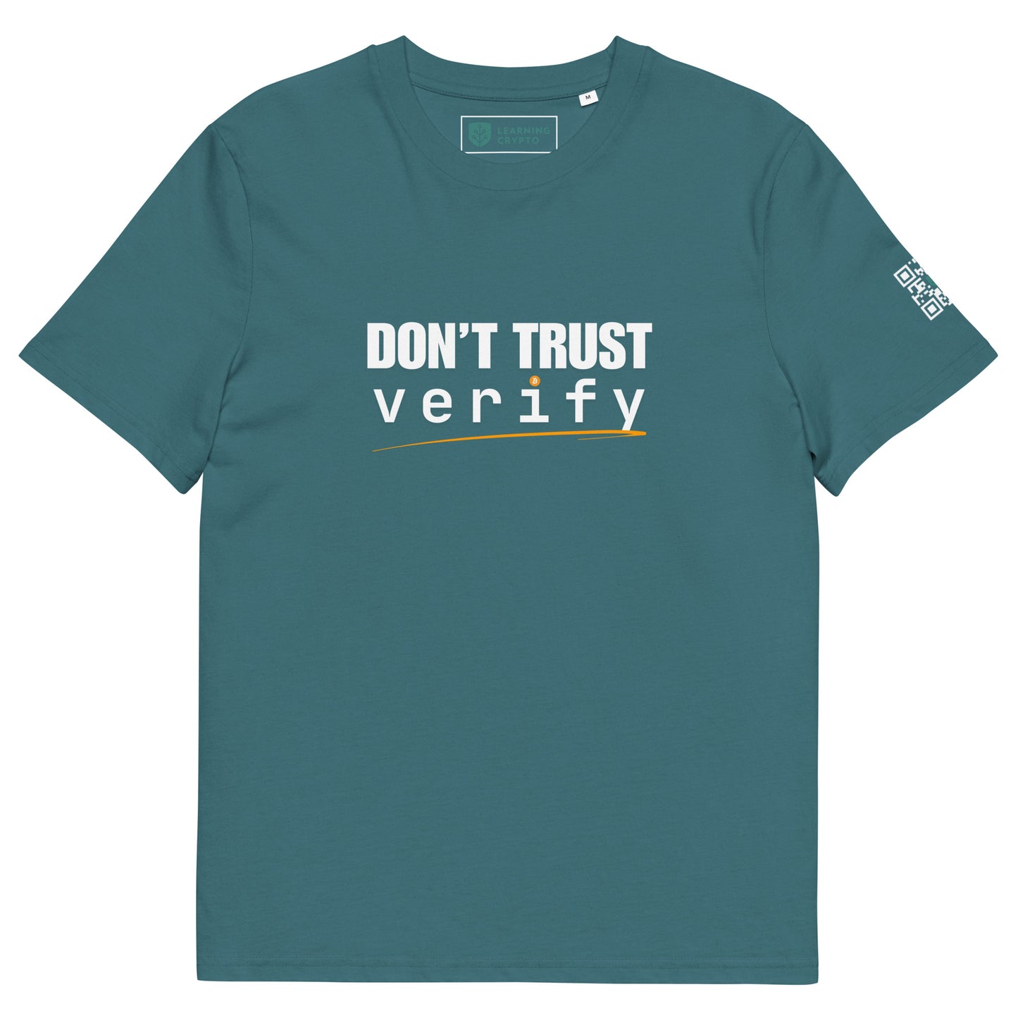 Don't Trust Verify Bitcoin T-Shirt - 100% Organic Cotton