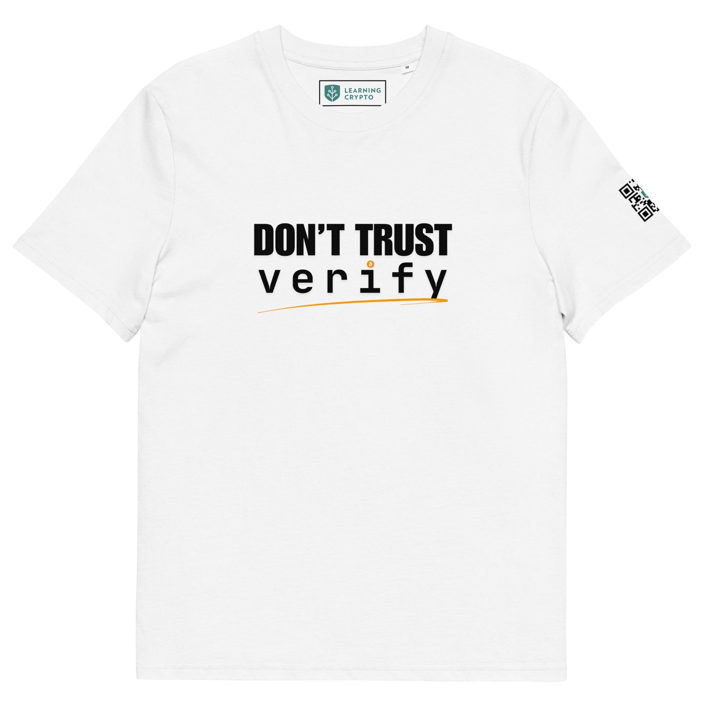 Don't Trust Verify Bitcoin T-Shirt - 100% Organic Cotton